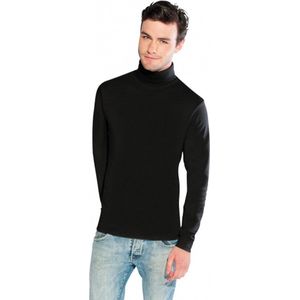 Promodoro Coltrui luxe - zwart - katoen - lange mouwen - heren - t-shirt XXL