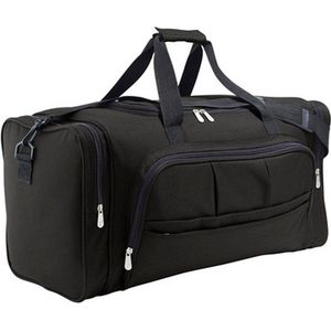 Weekendtas Zwart 48 Liter - Reistas - 62 X 30 X 26 cm