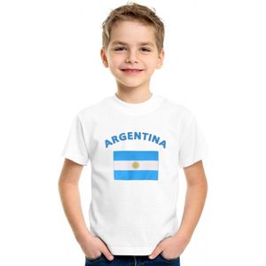 Kinder t-shirt vlag Argentina S (122-128)