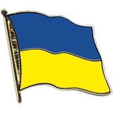 Supporters Pin broche speldje vlag Oekraine - 20 mm - metaal - feestartikelen