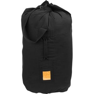 Zwarte ribstop duffel bag / plunjezak XL 90cm - Duffel tassen voor op reis 110 liter