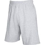 Heren korte broek / short / sportbroek grijs