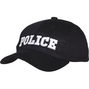 Zwarte baseball pet Police
