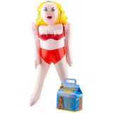 Opblaasbare Vriendin/Vrouw In Cadeauverpakking van 100 cm