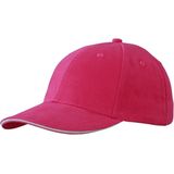 Roze baseball cap 100% katoen voor volwassenen - Roze petjes