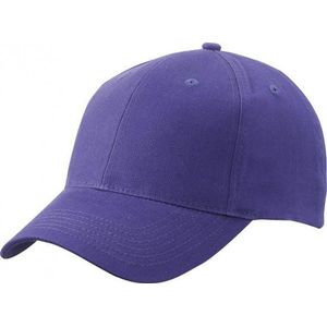 Baseball cap 6-panel paars voor volwassenen - Cap