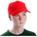 Kinder baseball caps rood
