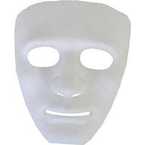 Creepy spoken Halloween masker - Plastic