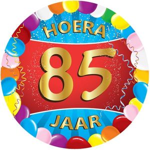 Gekleurde bierviltjes 85 jaar