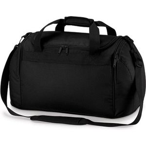 Zwarte weekendtas/reistas 26 liter - 54 x 28 x 25 cm - Reistas (volwassen)