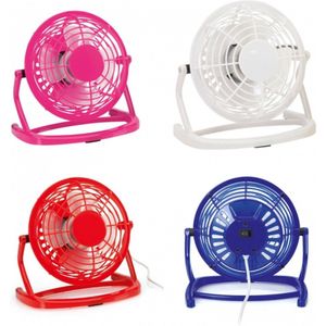 USB Ventilator Rood - Compact - Bureau - Thuis - Kantoor