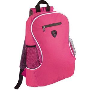 Voordelige rugzak - Roze - 30 x 40 x 18 cm - 21,5 liter - Backpack met flessenhouders - School accessoire/benodigdheden