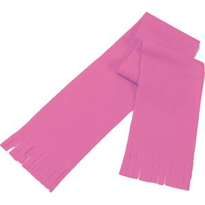 Goedkope polar fleece sjaaltje roze voor kinderen - Sjaals