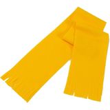 Voordelige kinder fleece sjaal geel
