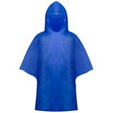 Kinder - Regen Poncho - Blauw - PVC - In Zakje