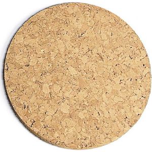 Hobby schijf - 20 cm x 1,5 cm - kurk - pannenonderzetter - knutsel materiaal - onderzetter