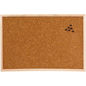 Prikbord - Kurk - 58 x 39 cm