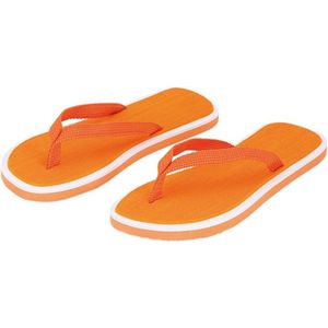 Oranje heren slippers