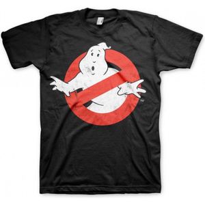 Ghostbuster - T-shirt - Zwart - Heren - 100% Gekamd Katoen