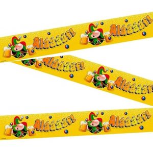 Carnaval alaaf markeerlint / afzetlint versiering - 15 meter - Feestartikelen/versiering