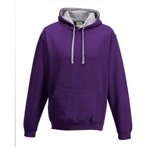Hoodie - Paars - Katoen/Polyester - Gevoerde Capuchon