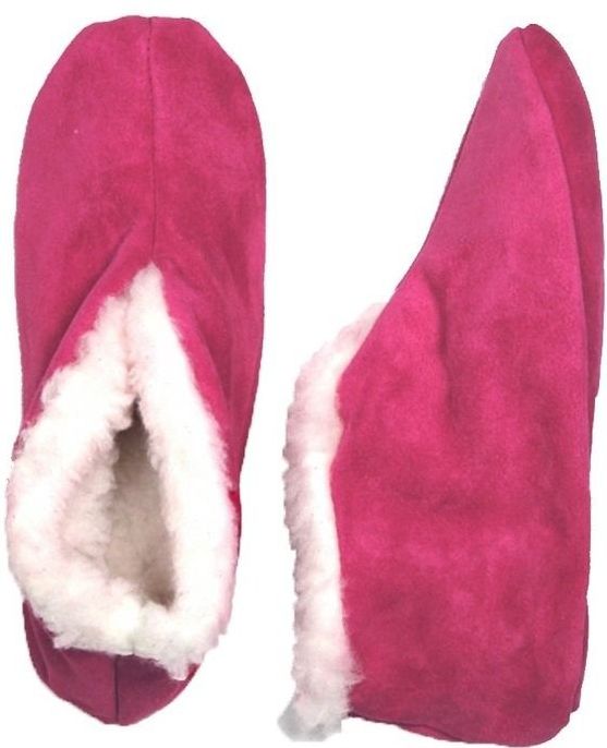 Bernardino - Spaanse Sloffen - Roze - Suede/Wol