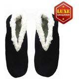 Zwarte Spaanse Sloffen - Suede - Dames - Volwassenen