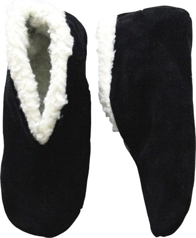 Zwarte Spaanse Sloffen - Suede - Dames - Volwassenen