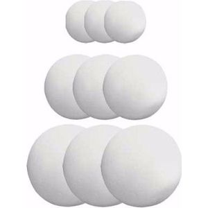 Piepschuim ballen pakket 9 stuks