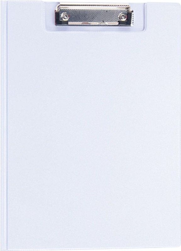 Documenten Clipboard in A4 formaat - Wit - pvc - Klembord - Kantoor - 21 x 29 cm