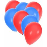 30x Ballonnen in Noorse kleuren