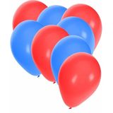 30x Ballonnen in Noorse kleuren