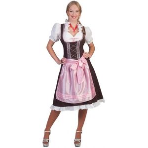 Donkerbruine Dirndl voor dames - Carnavalsjurken