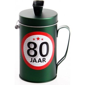 80 jaar geworden spaarpot