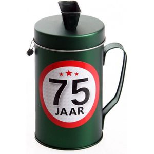 75 jaar geworden spaarpot