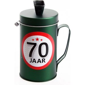 70 jaar geworden spaarpot