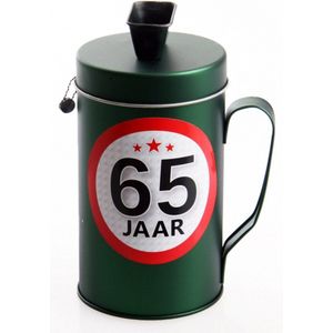 65 jaar geworden spaarpot