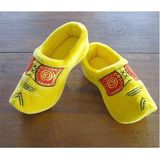Pluche - Klompen - Geel - Polyester Pluche