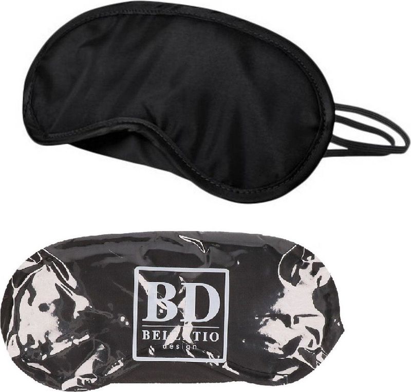 Bellatio Design Slaapmaskers / oogmaskers - microfiber - one size fits all