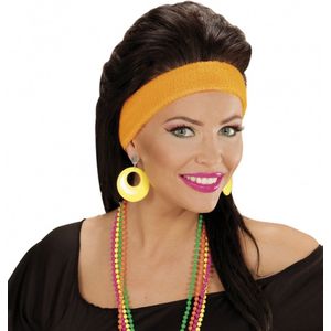 Disco Oorbellen Neon Geel