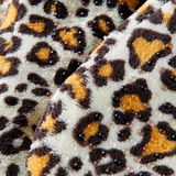 Dieren - Hoge Sloffen - Luipaardprint - Pluche - Dames