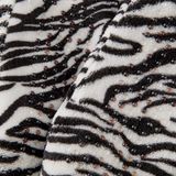 Dieren - Hoge Sloffen - Zebra Print - Pluche - Dames