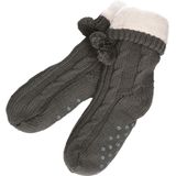 Gebreide - Grijze - Thermosokken - Verwarmd