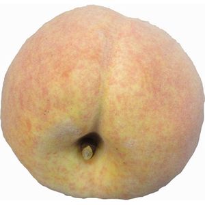 Kunstfruit perziken van 8 cm - Decoratie nep/namaak fruit