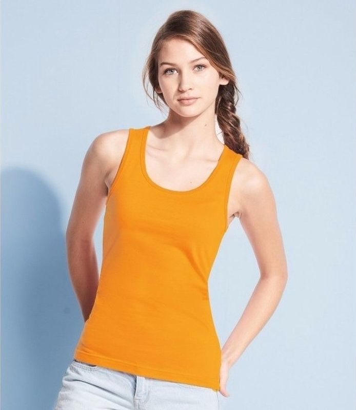 Sols - Tanktop - Oranje - Katoen