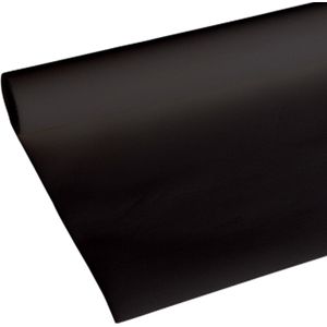 Luxe zwarte kleur tafelloper