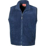 Fleece Bodywarmer - Navy Blauw - Unisex - Volwassenen