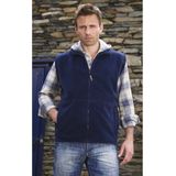 Fleece Bodywarmer - Navy Blauw - Unisex - Volwassenen