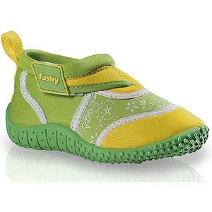 Kinder - Waterschoenen - Groen/Geel - Neopreen met Klittenbandsluiting