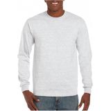 Leon Soda T-shirt lange mouwen - heren - lichtgrijs - katoen polyester - normale fit
